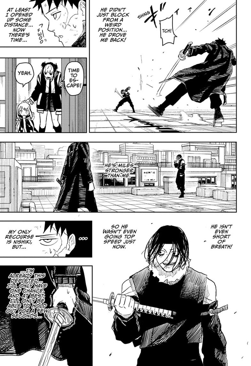 Kagurabachi, Chapter 9