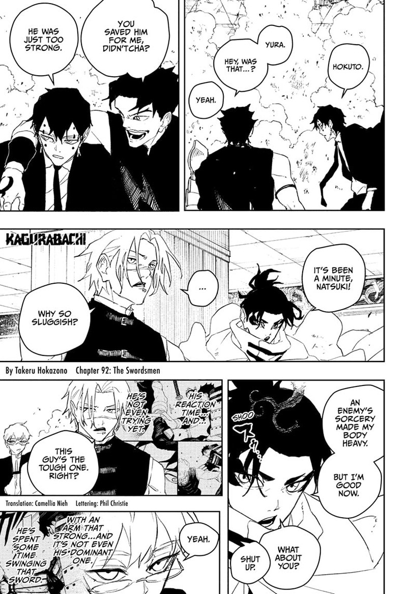 Kagurabachi, Chapter 92