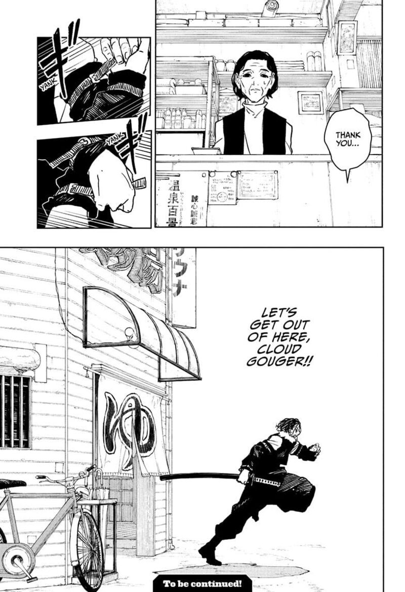 Kagurabachi, Chapter 92e