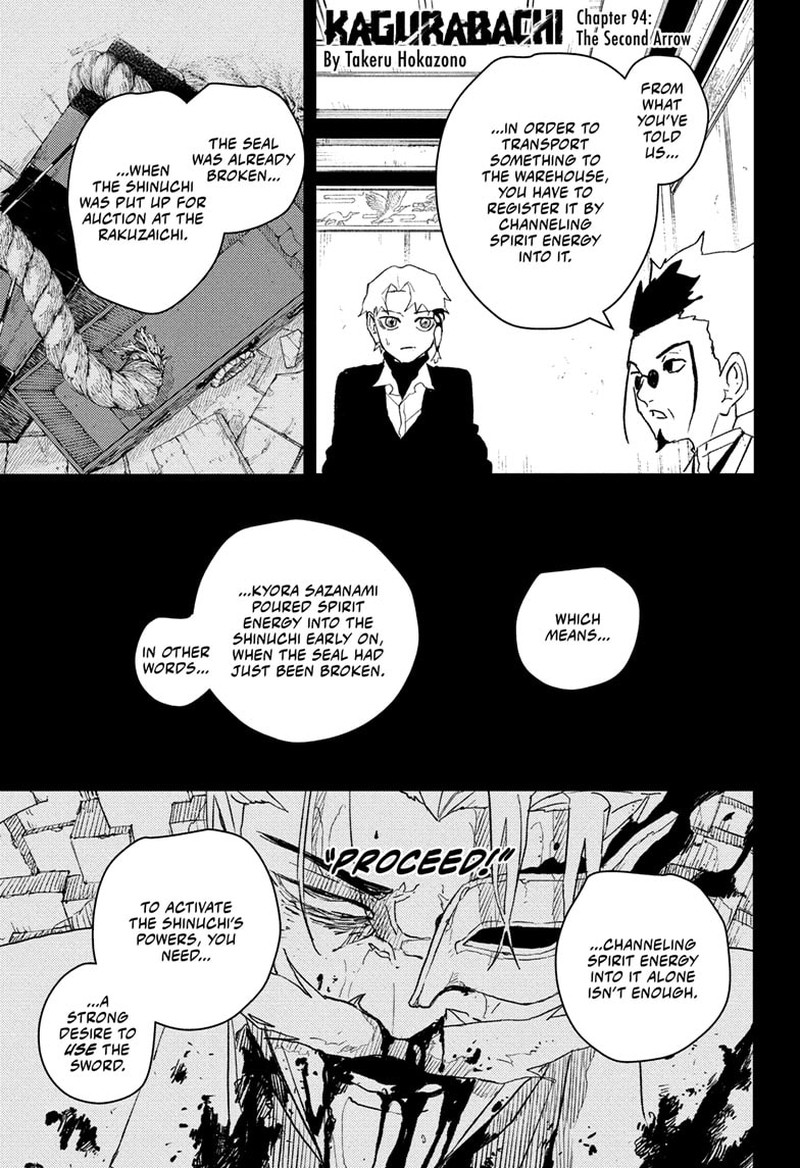 Kagurabachi, Chapter 94