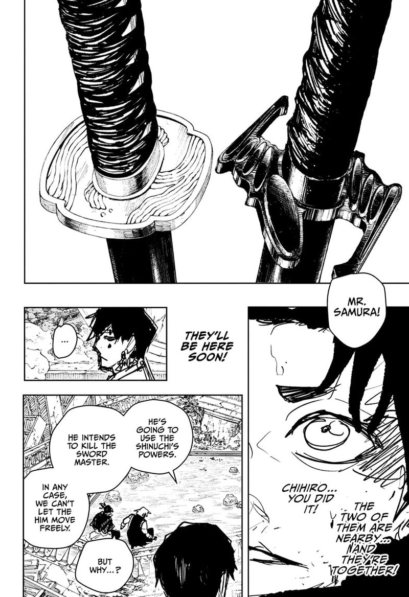 Kagurabachi, Chapter 96