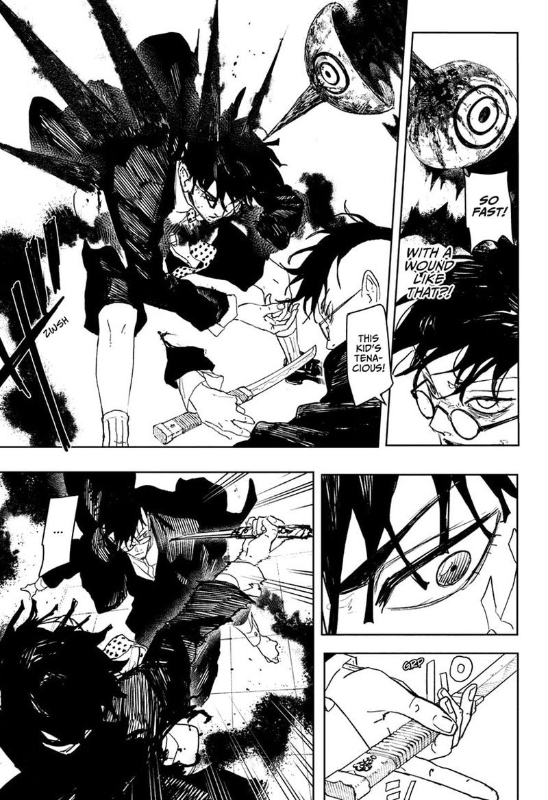 Kagurabachi, Chapter 99