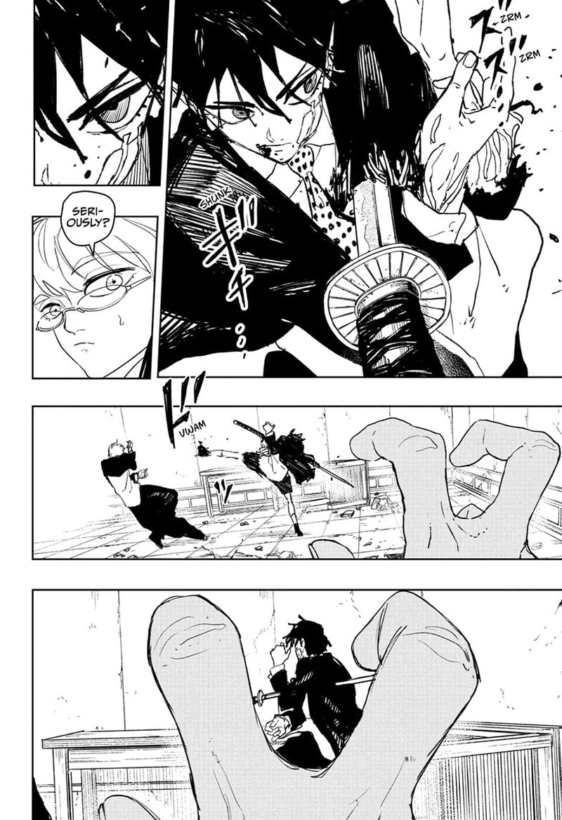 Kagurabachi, Chapter 99